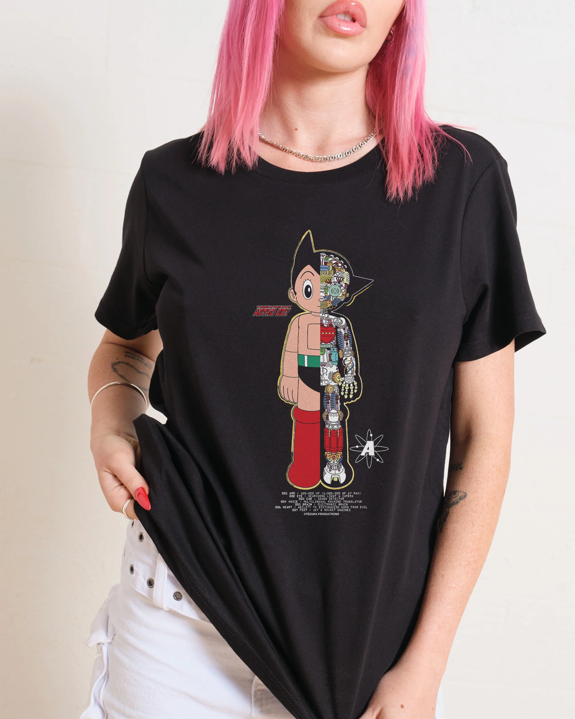 Astro Boy Half Robot Women's Tee - Image 3