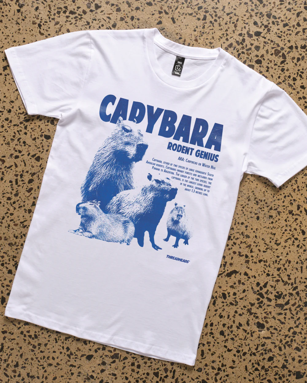 Capybara Rodent Genius T-Shirt - Image 4