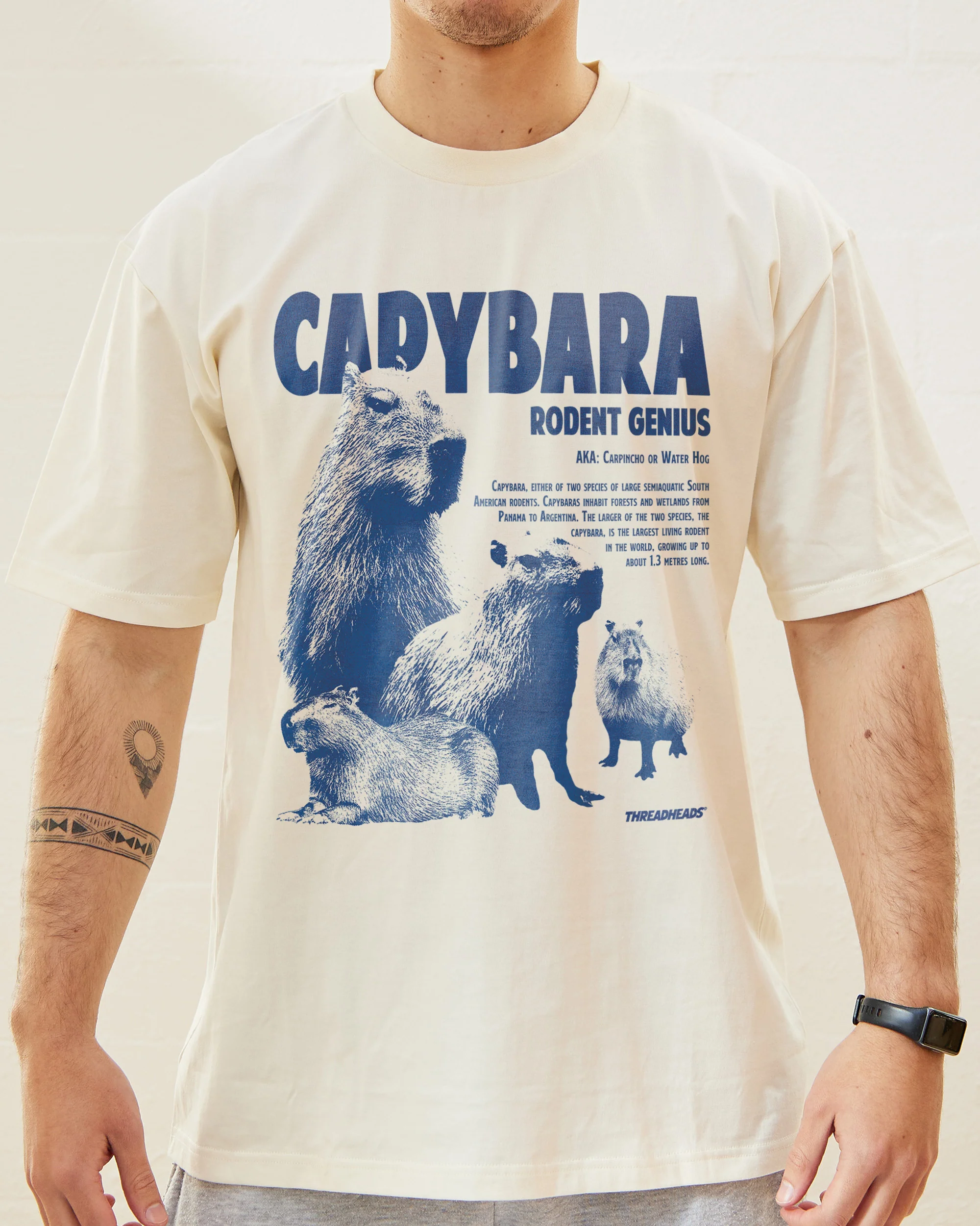Capybara Rodent Genius T-Shirt - Image 5