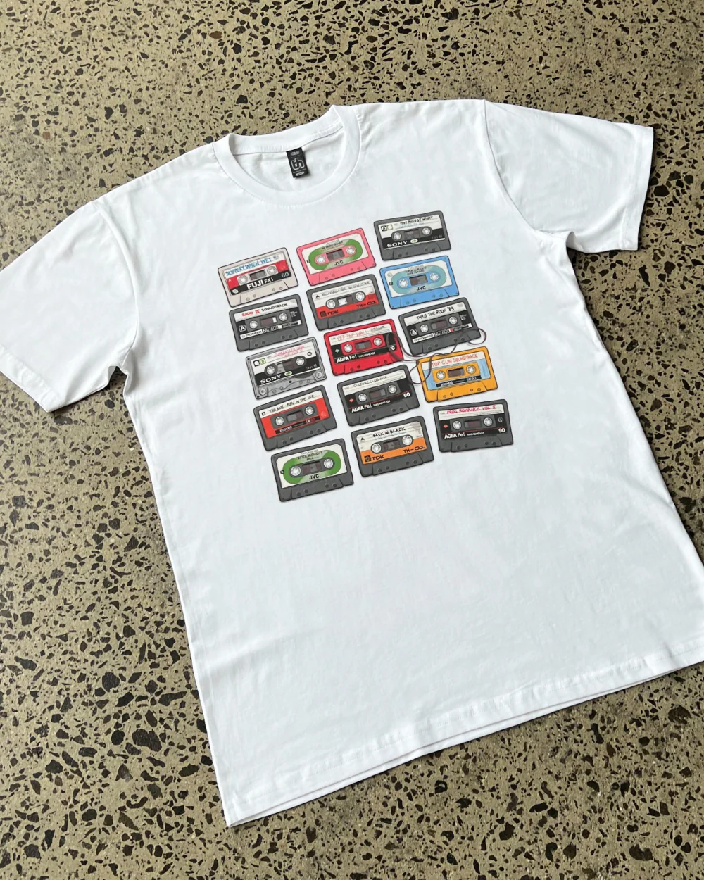 Cassette Tapes T-Shirt - Image 3
