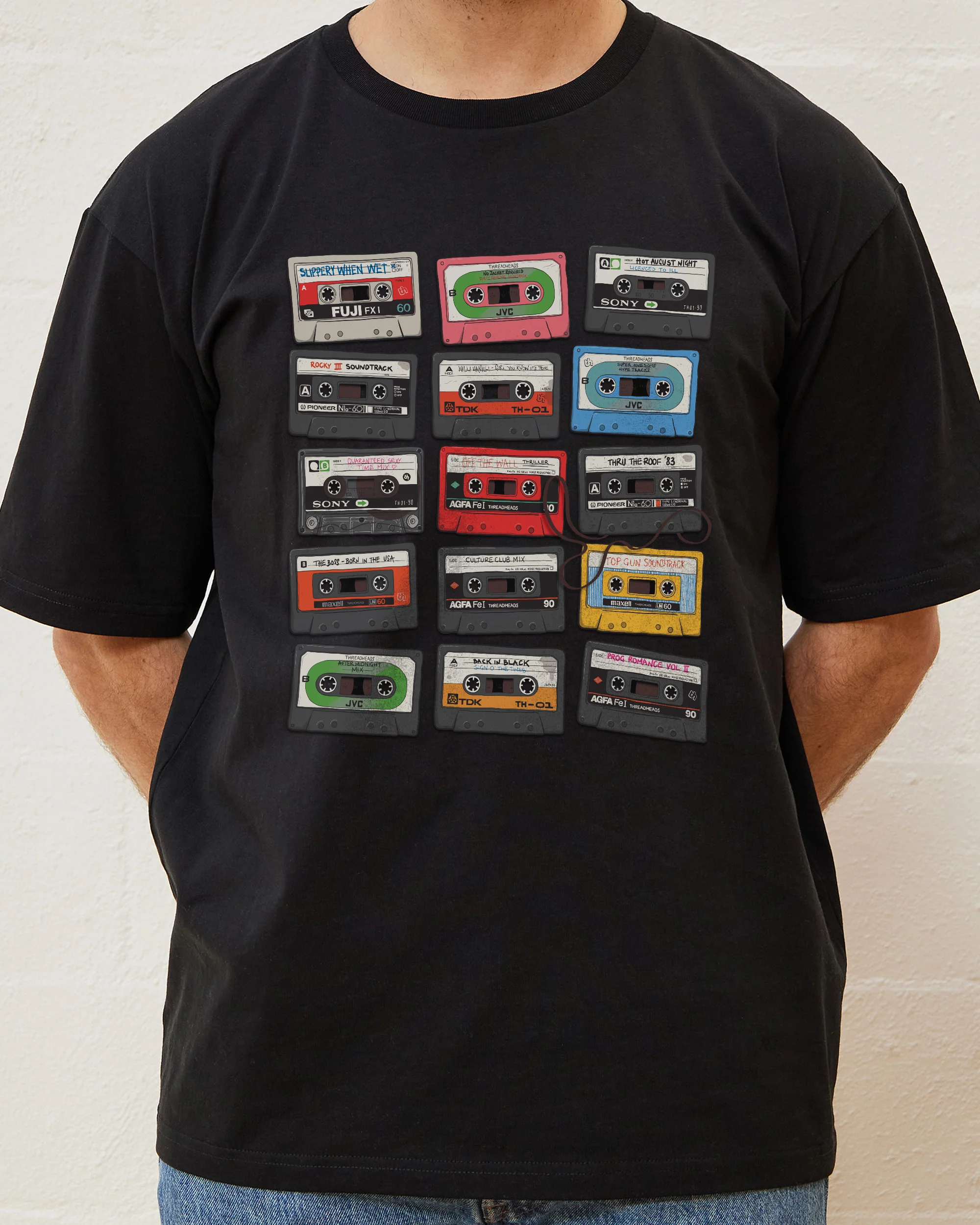 Cassette Tapes T-Shirt - Image 4