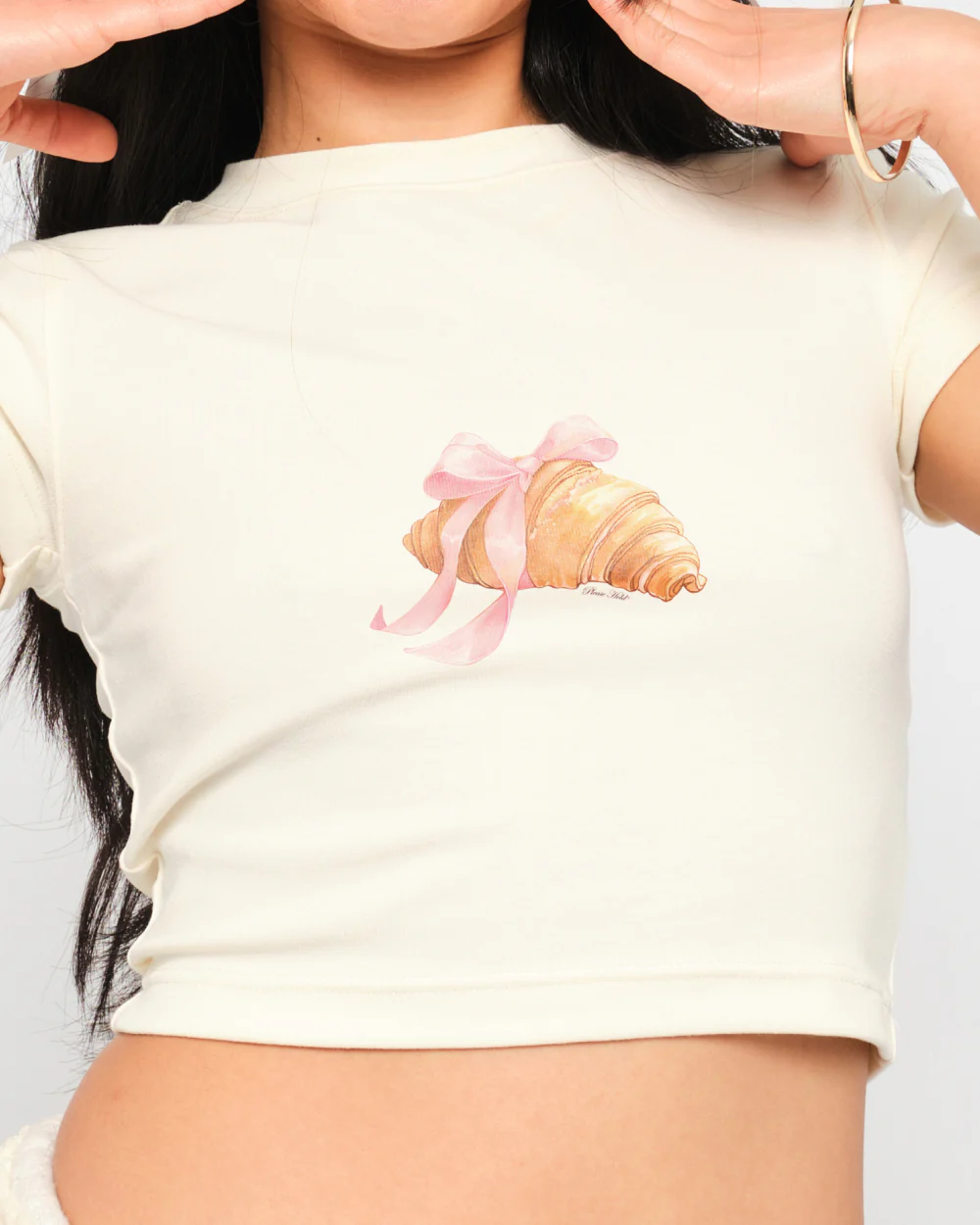 Croissant Baby Tee - Image 5