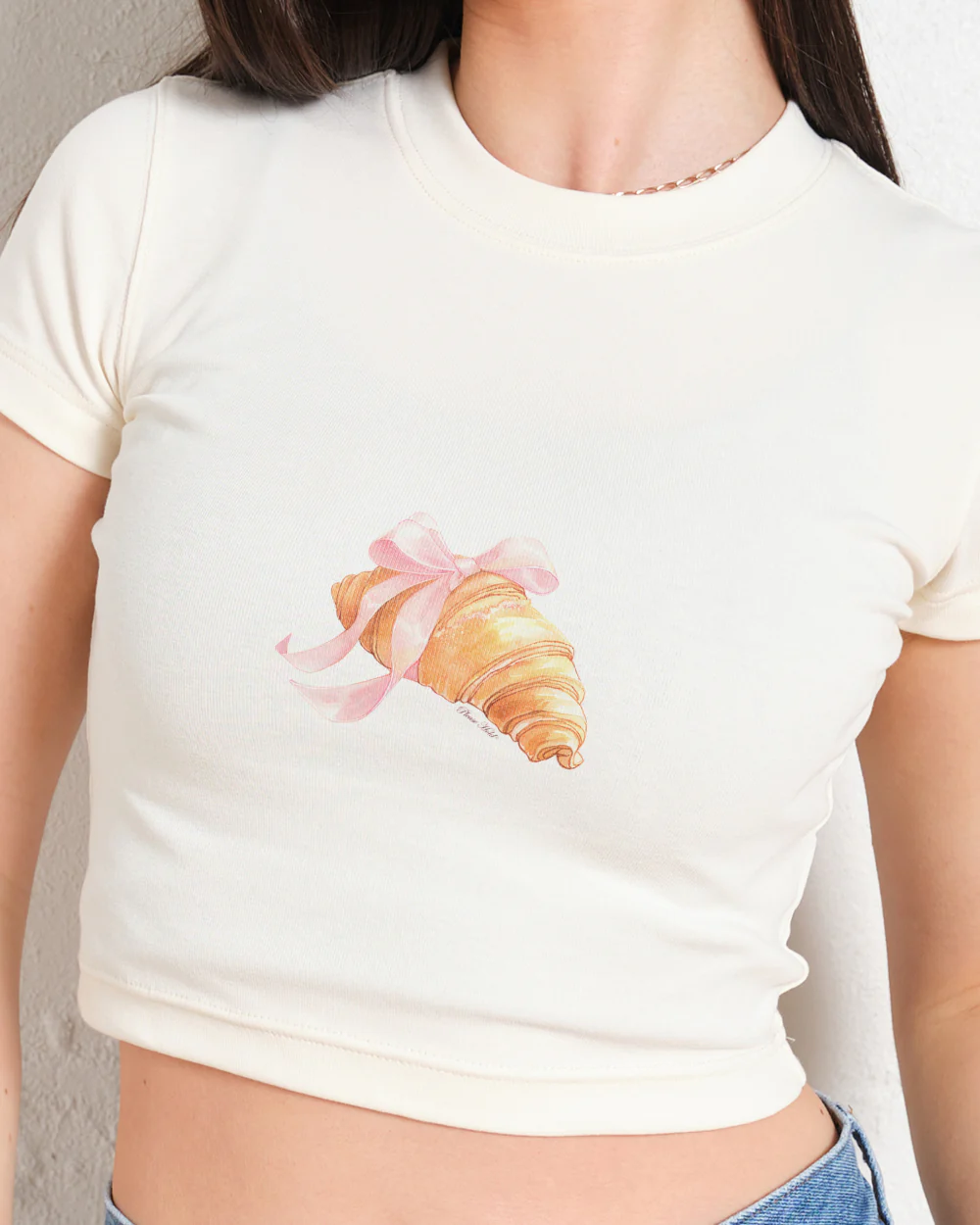 Croissant Baby Tee - Image 7
