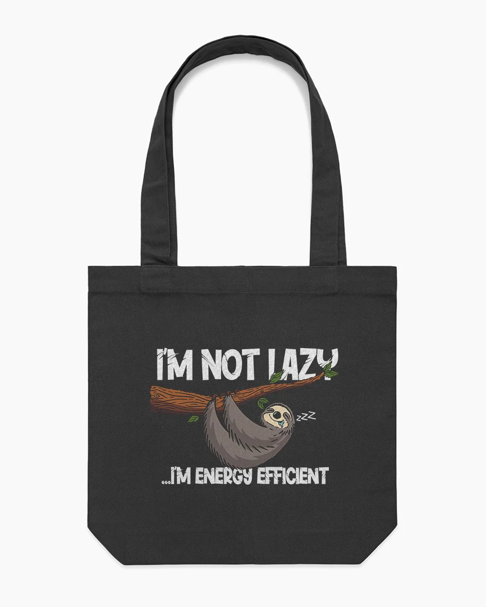 Energy Efficient Sloth Tote Bag - Image 3