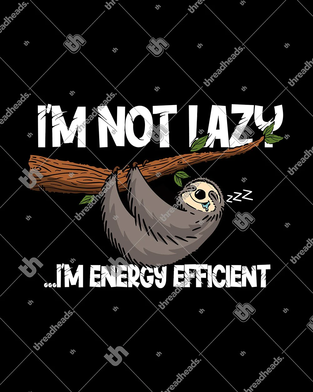 Energy Efficient Sloth Tote Bag - Image 4