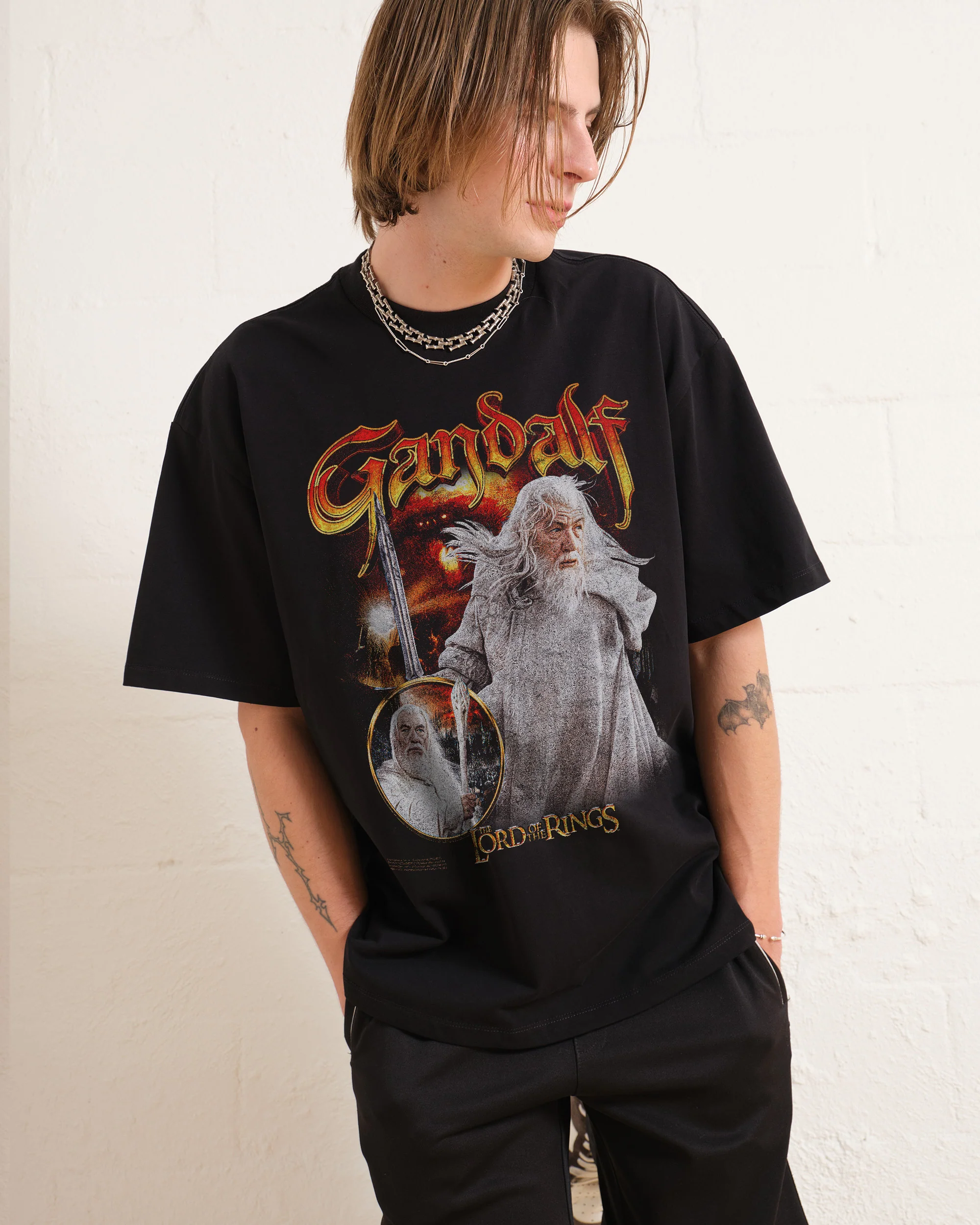 Gandalf the White Oversized Tee - Image 3