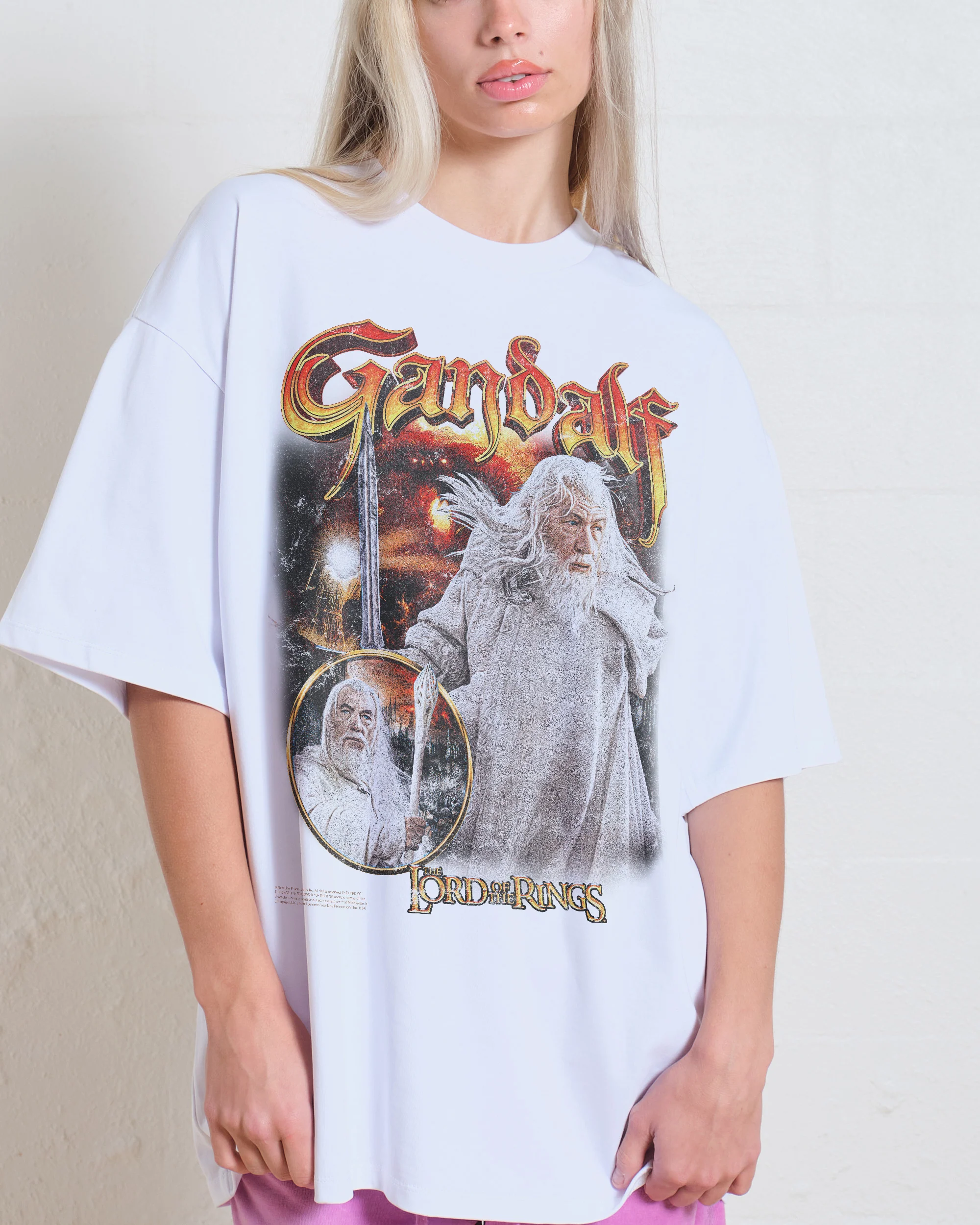 Gandalf the White Oversized Tee - Image 7
