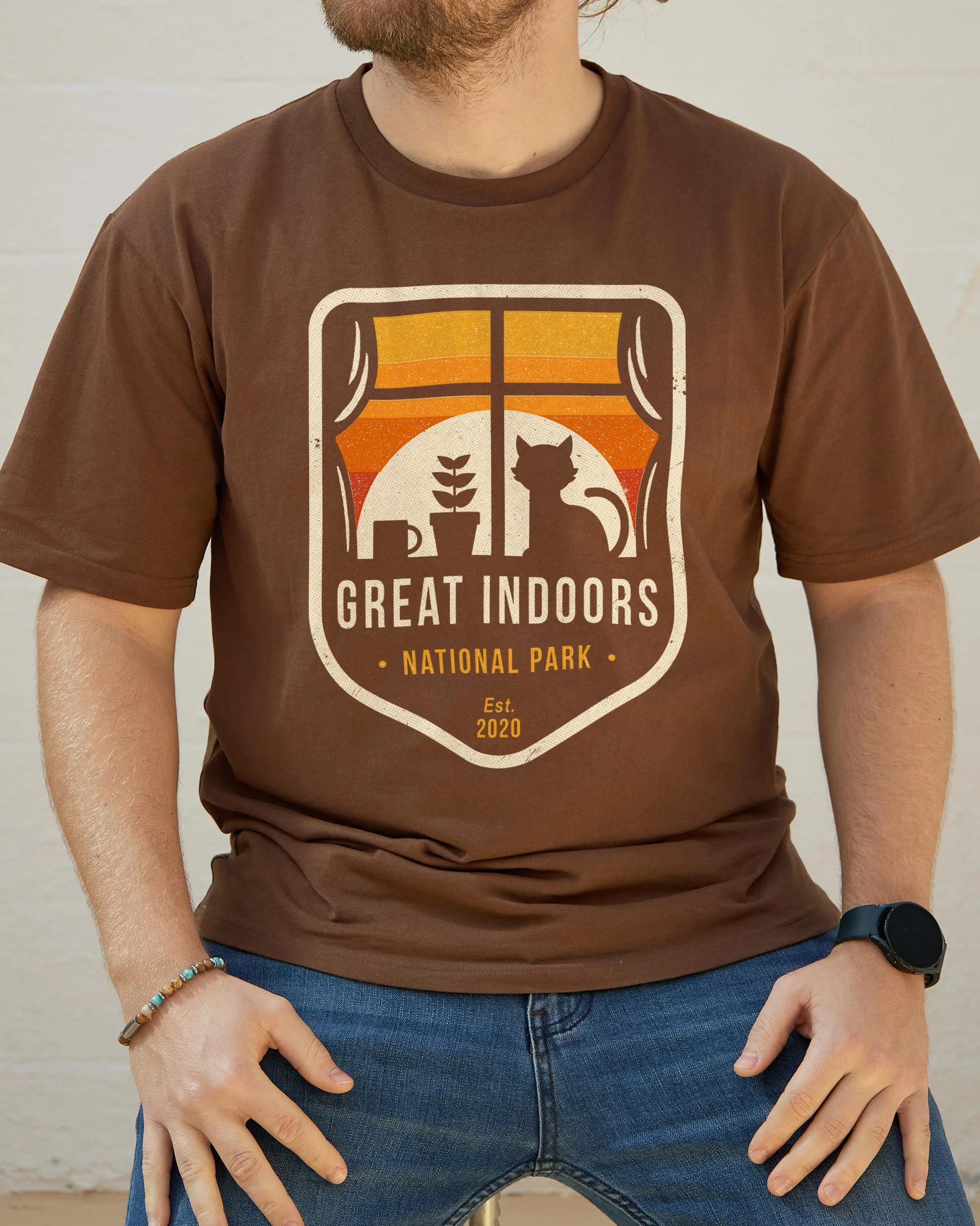 Great Indoors National Park T-Shirt - Image 3