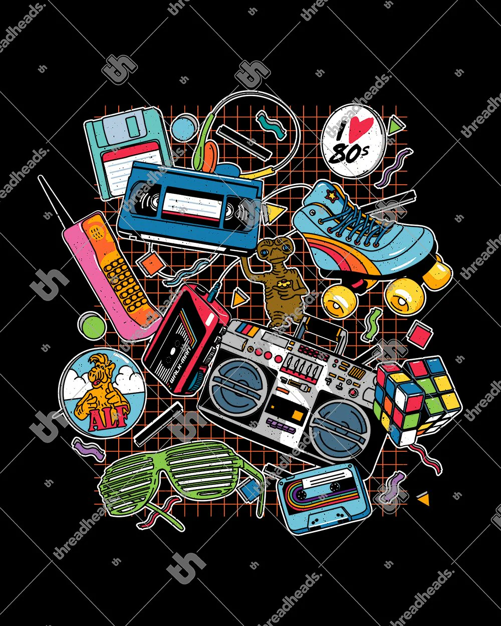 I Heart the 80s T-Shirt - Image 4