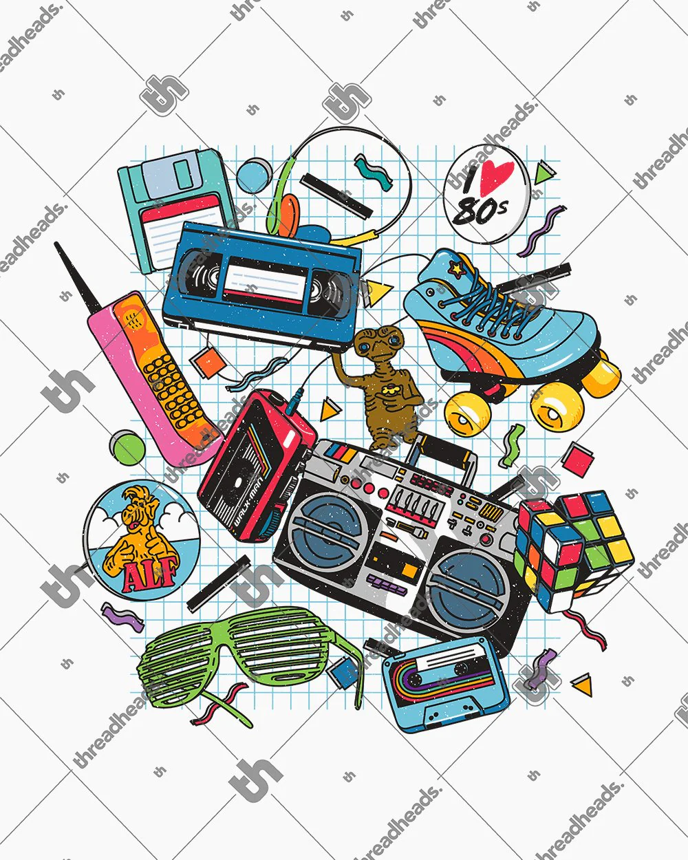 I Heart the 80s T-Shirt - Image 6