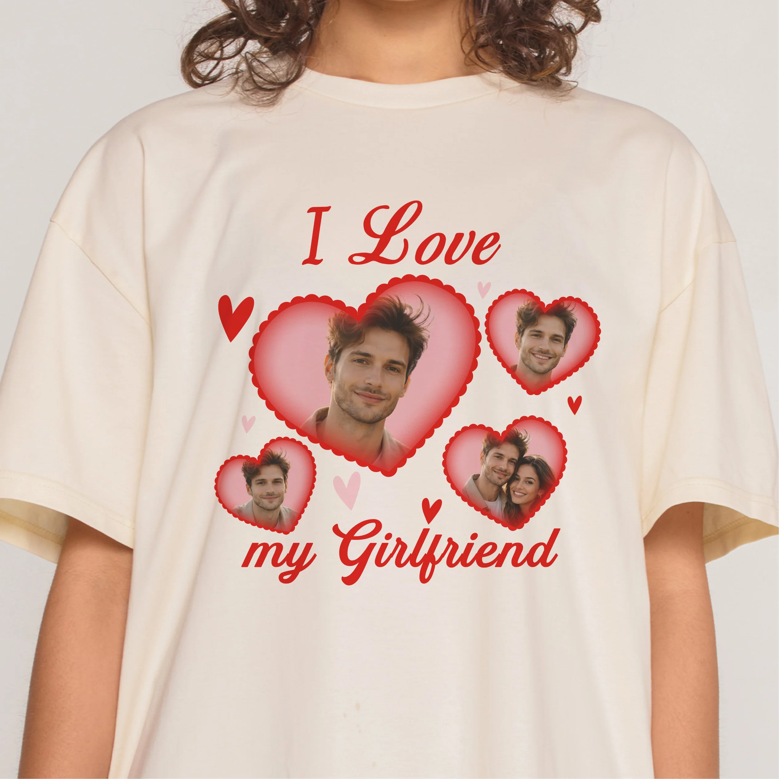 I Love My Girlfriend/Boyfriend Custom Tee - Image 6