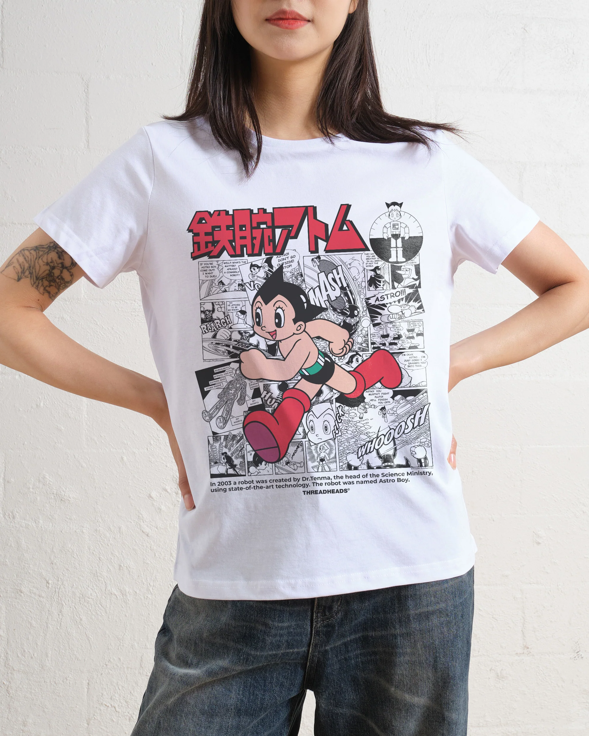 Manga Story Astro Boy Women's Tee - Image 3