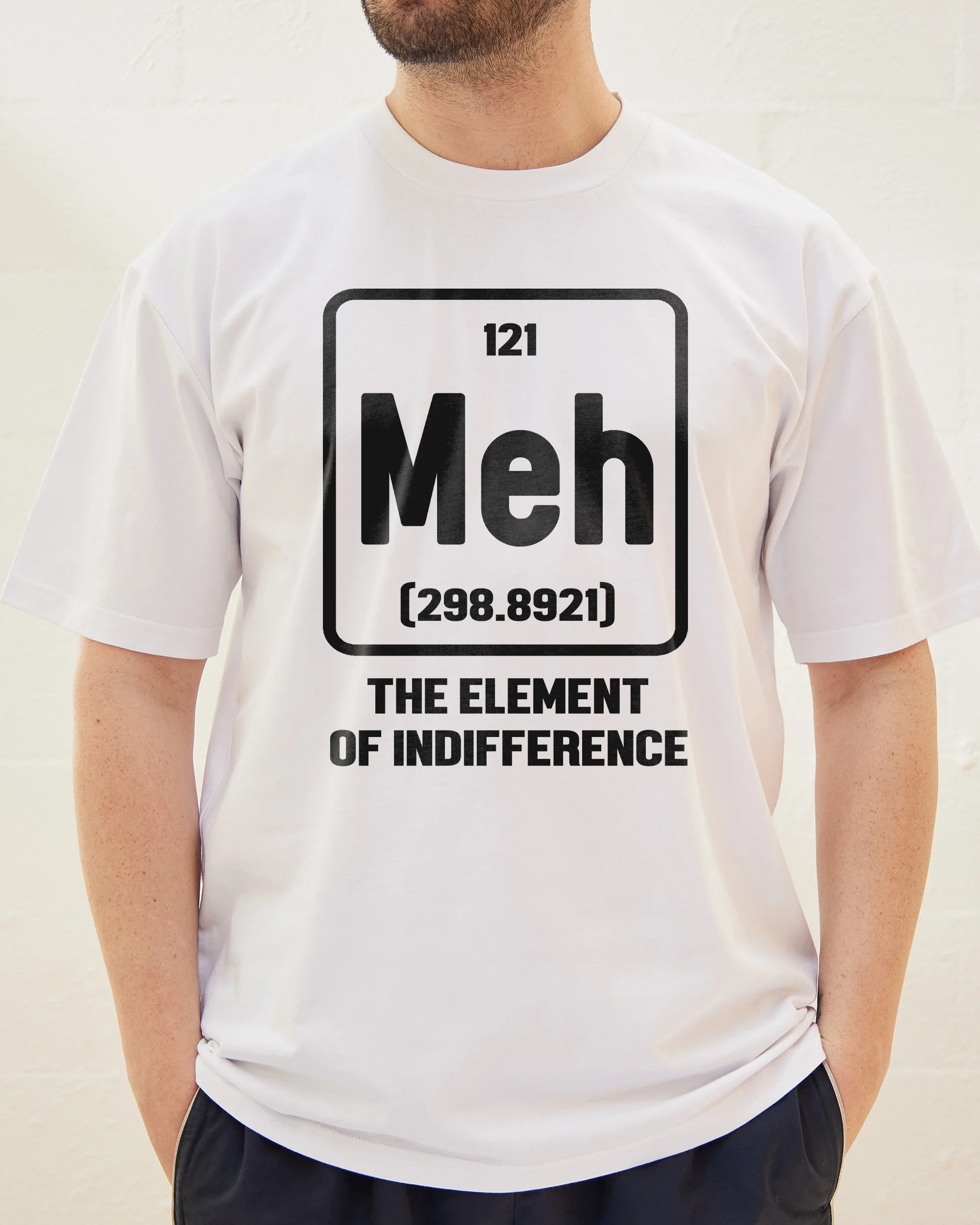 Meh The Element of Indifference T-Shirt - Image 3