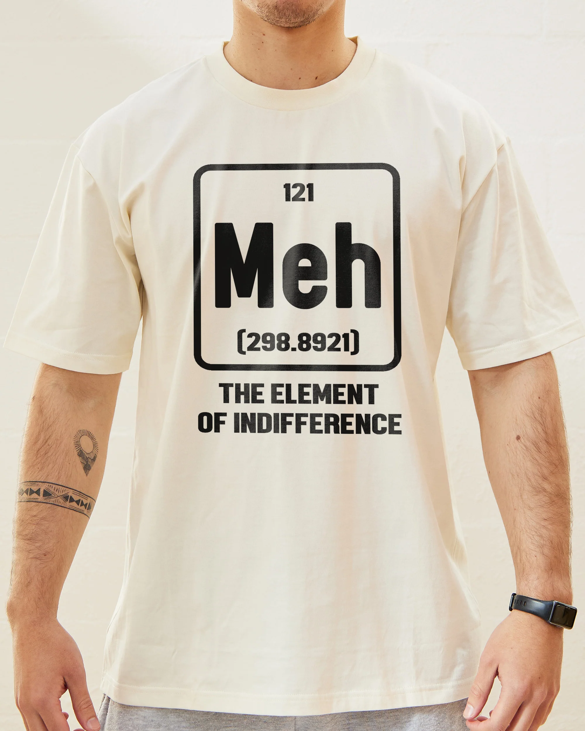 Meh The Element of Indifference T-Shirt - Image 4