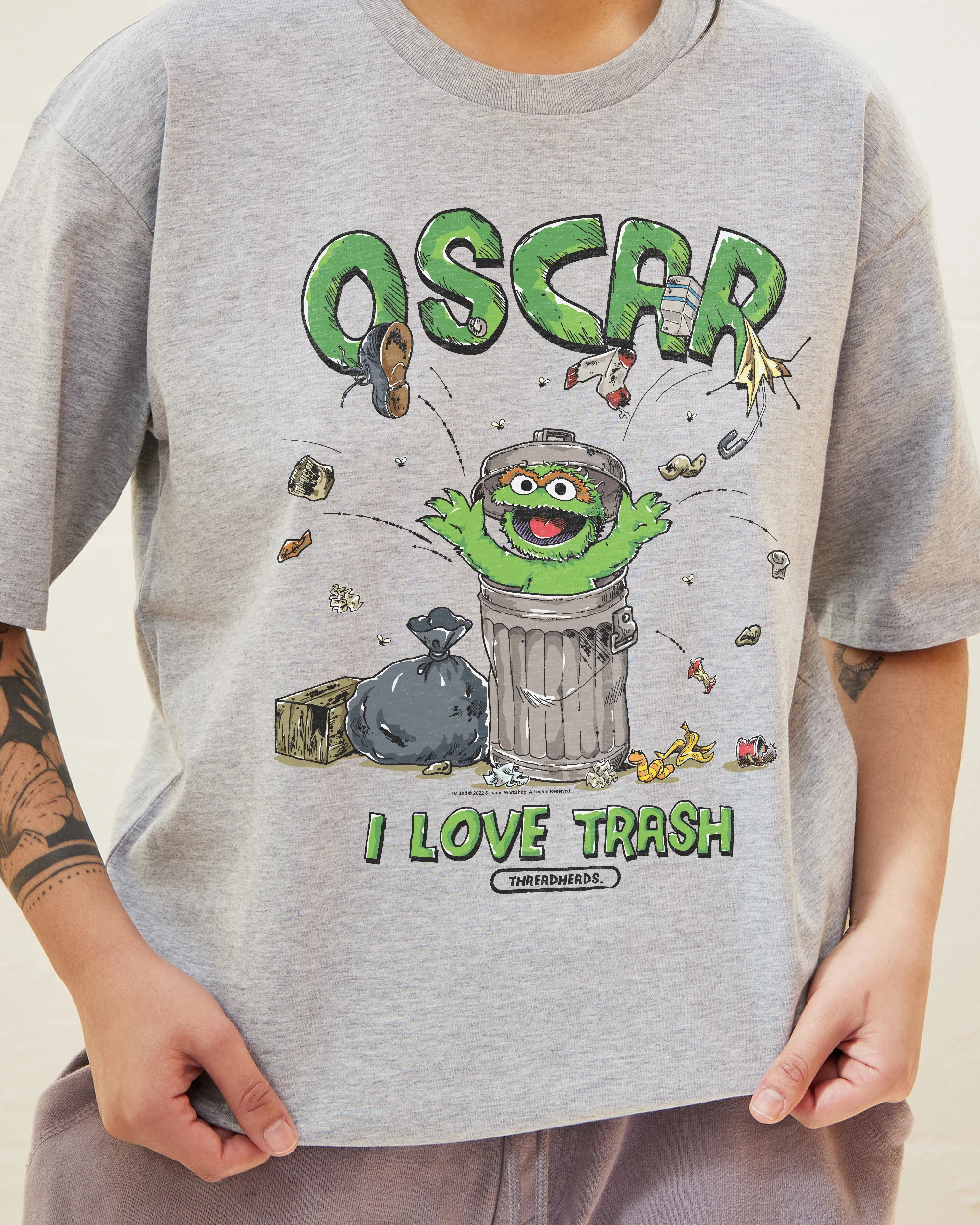 Oscar I Love Trash T-Shirt - Image 3