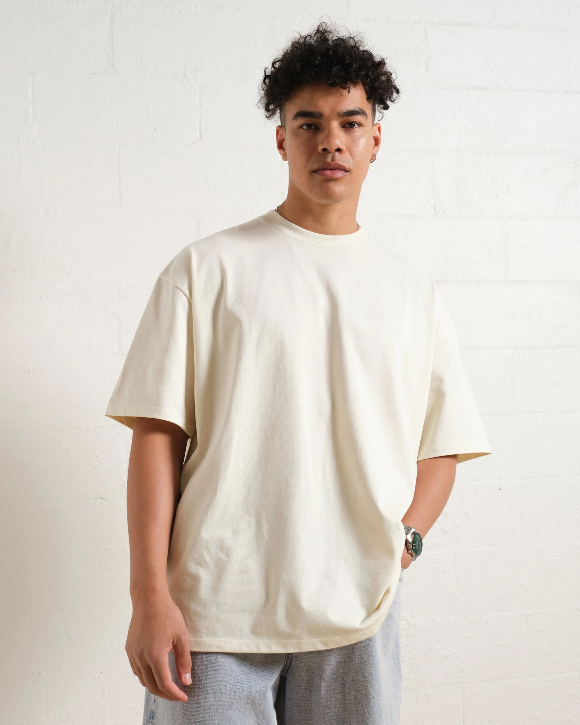 Oversized Tee 2 Pack: Black, Natural - Image 4