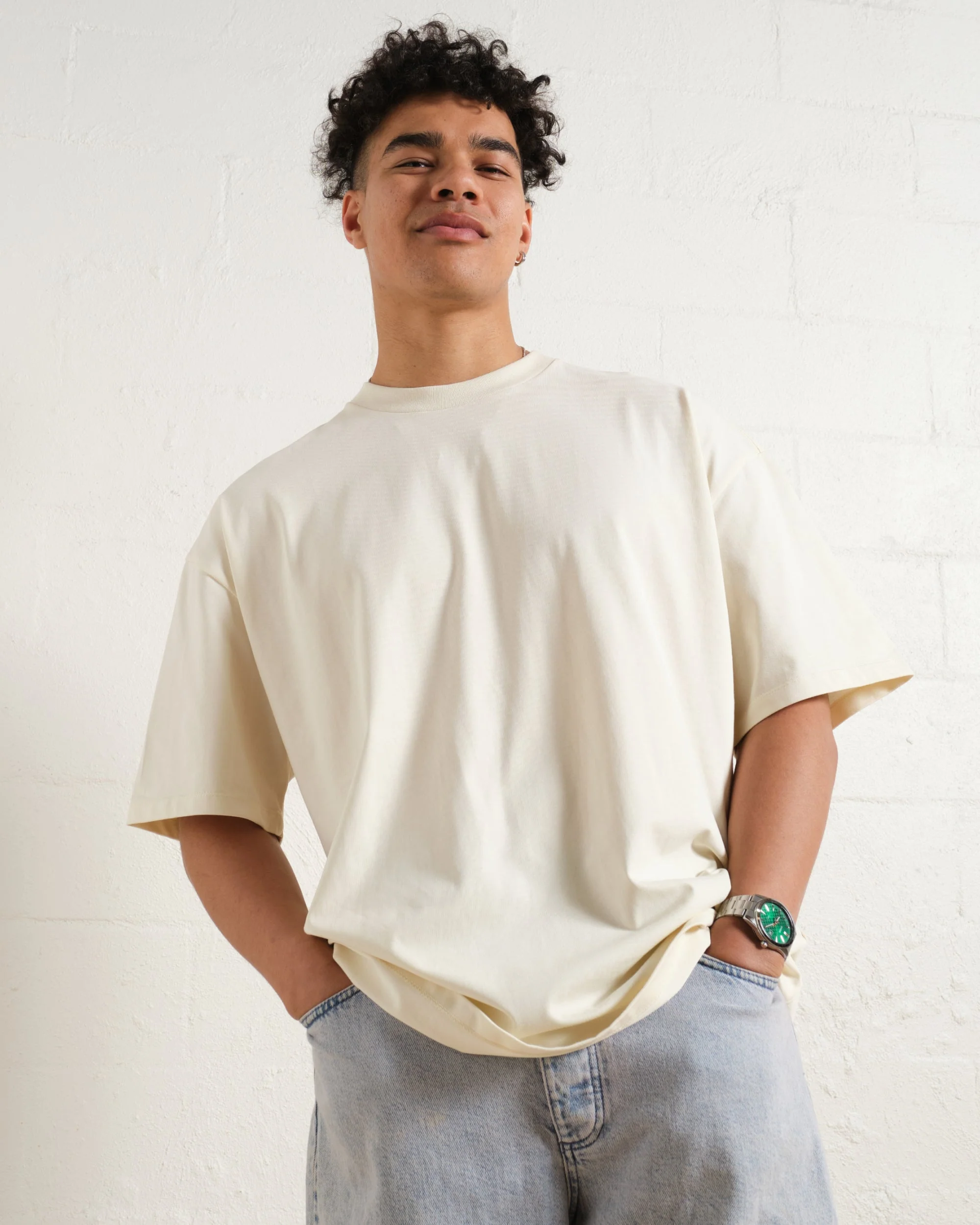 Oversized Tee 2 Pack: Black, Natural - Image 5