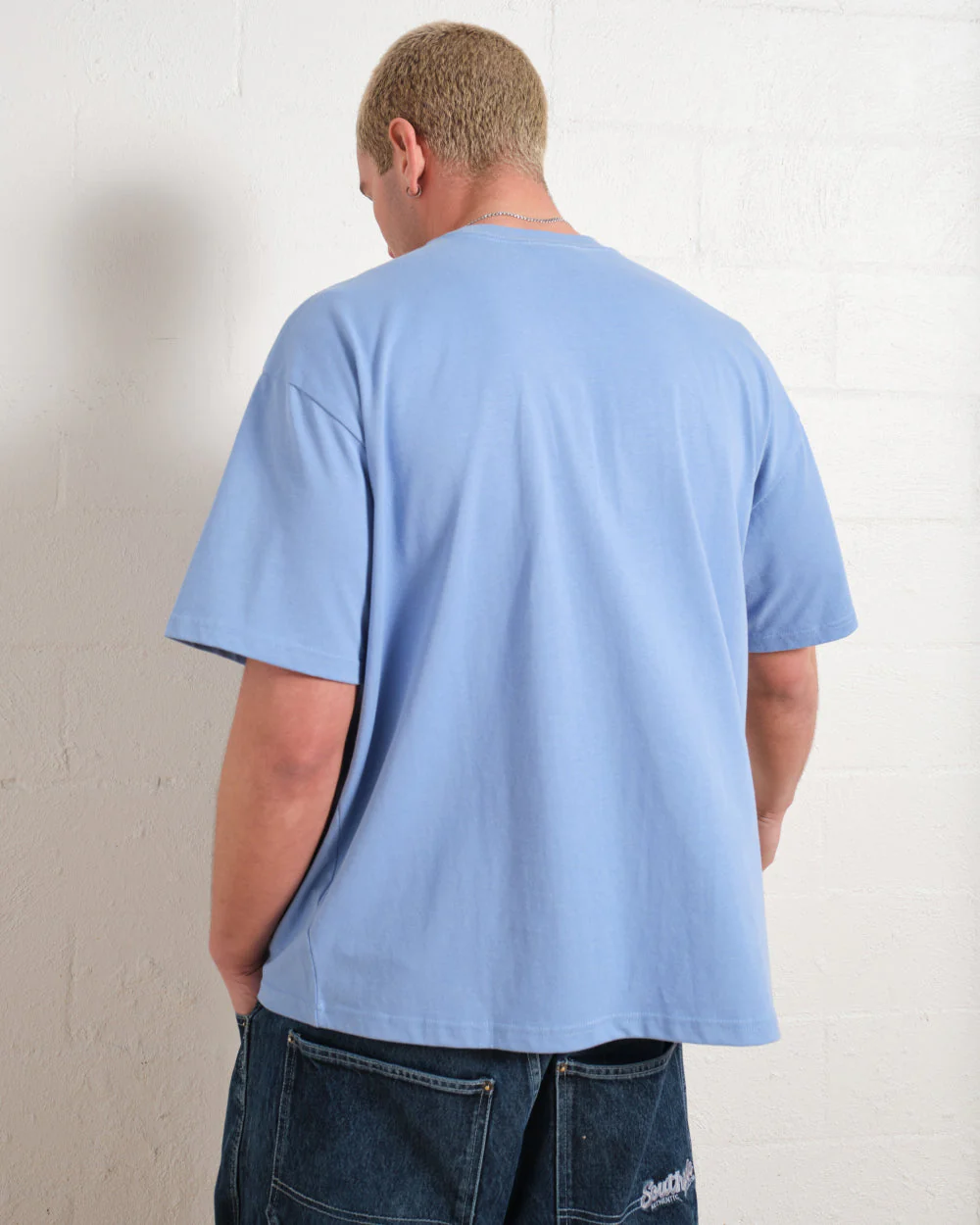 Oversized Tee 2 Pack: Powder Blue, Natural - Image 3