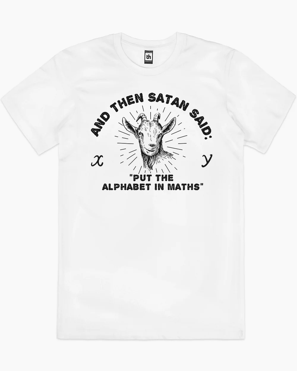 Satan Puts the Alphabet in Maths T-Shirt - Image 3