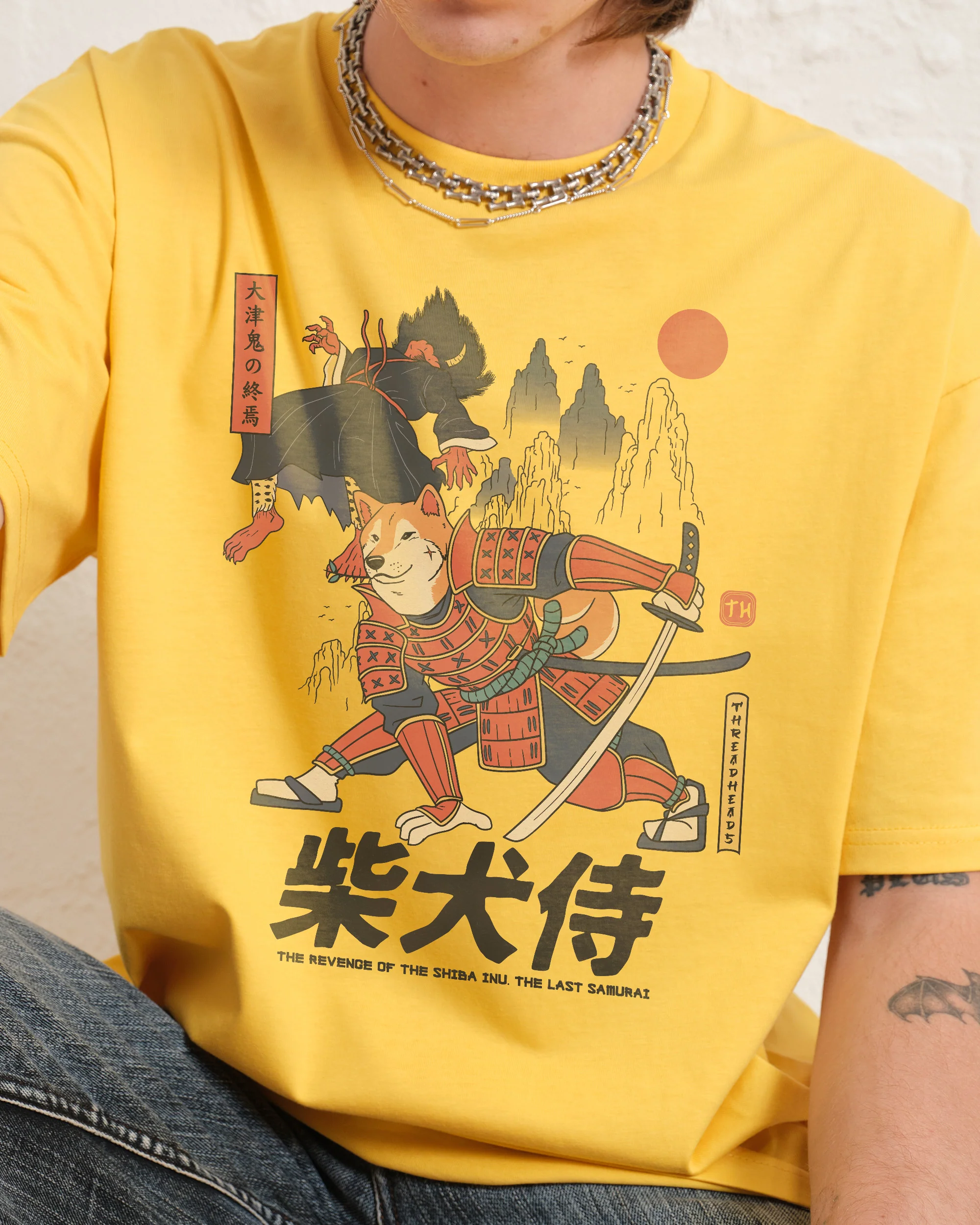 Shiba Samurai T-Shirt - Image 3