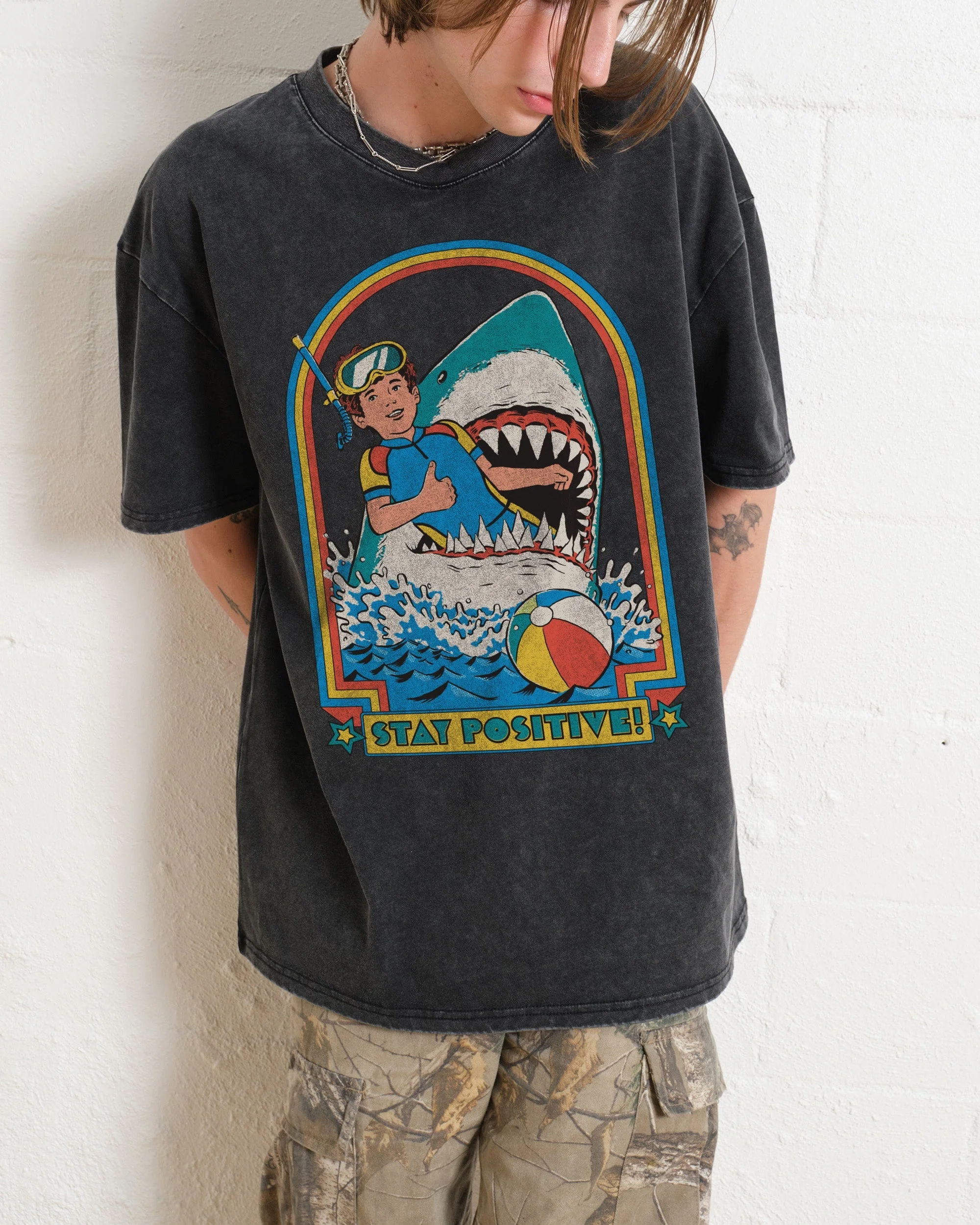 Stay Positive Oversized Tee - Image 10