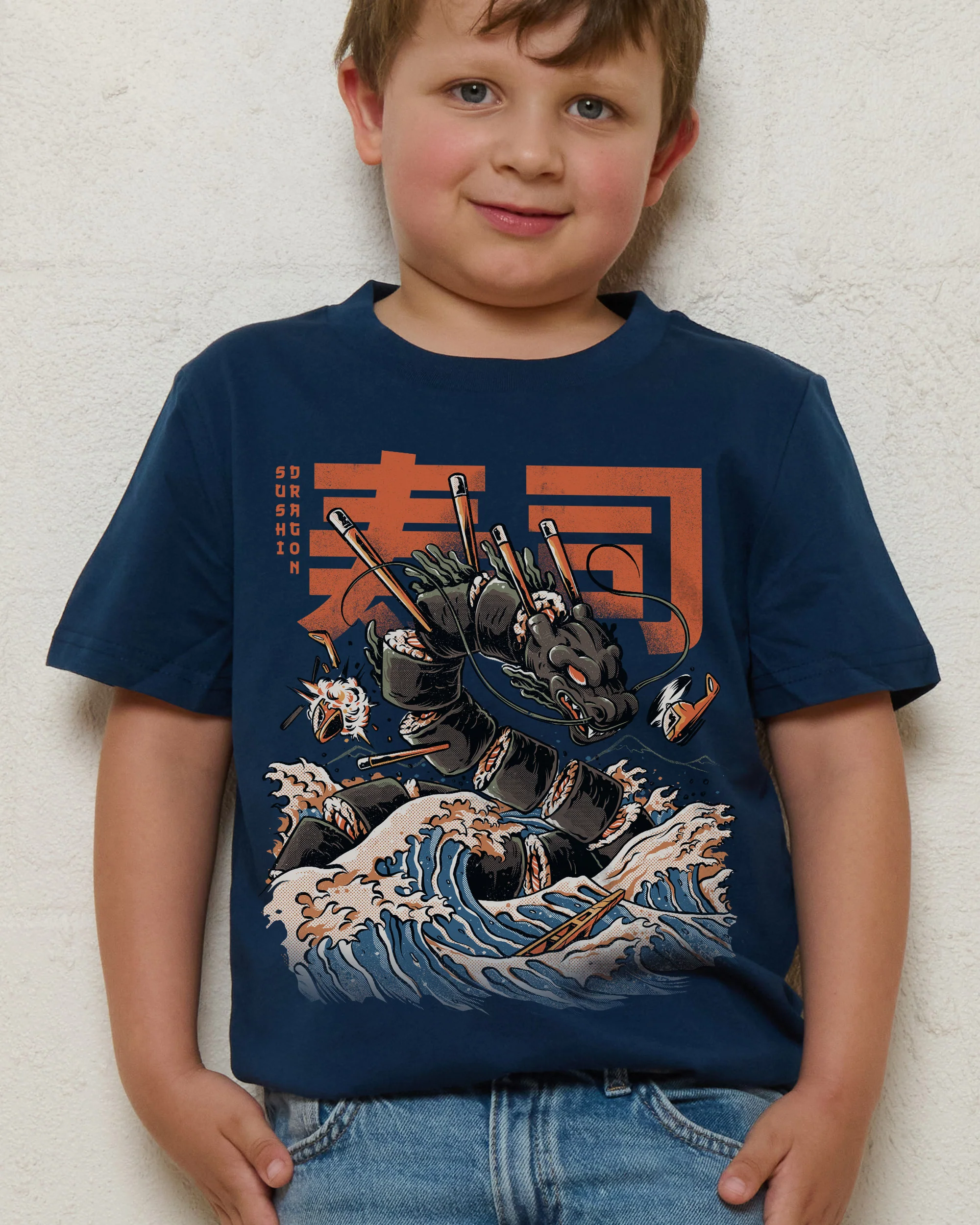 Sushi Dragon Kids T-Shirt - Image 3