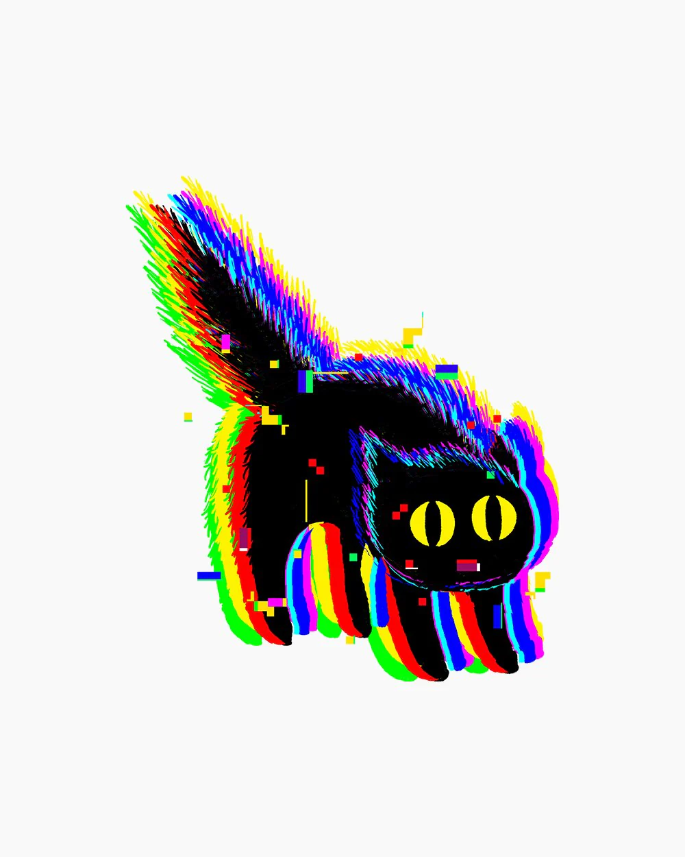 Technicat Glitch T-Shirt - Image 4