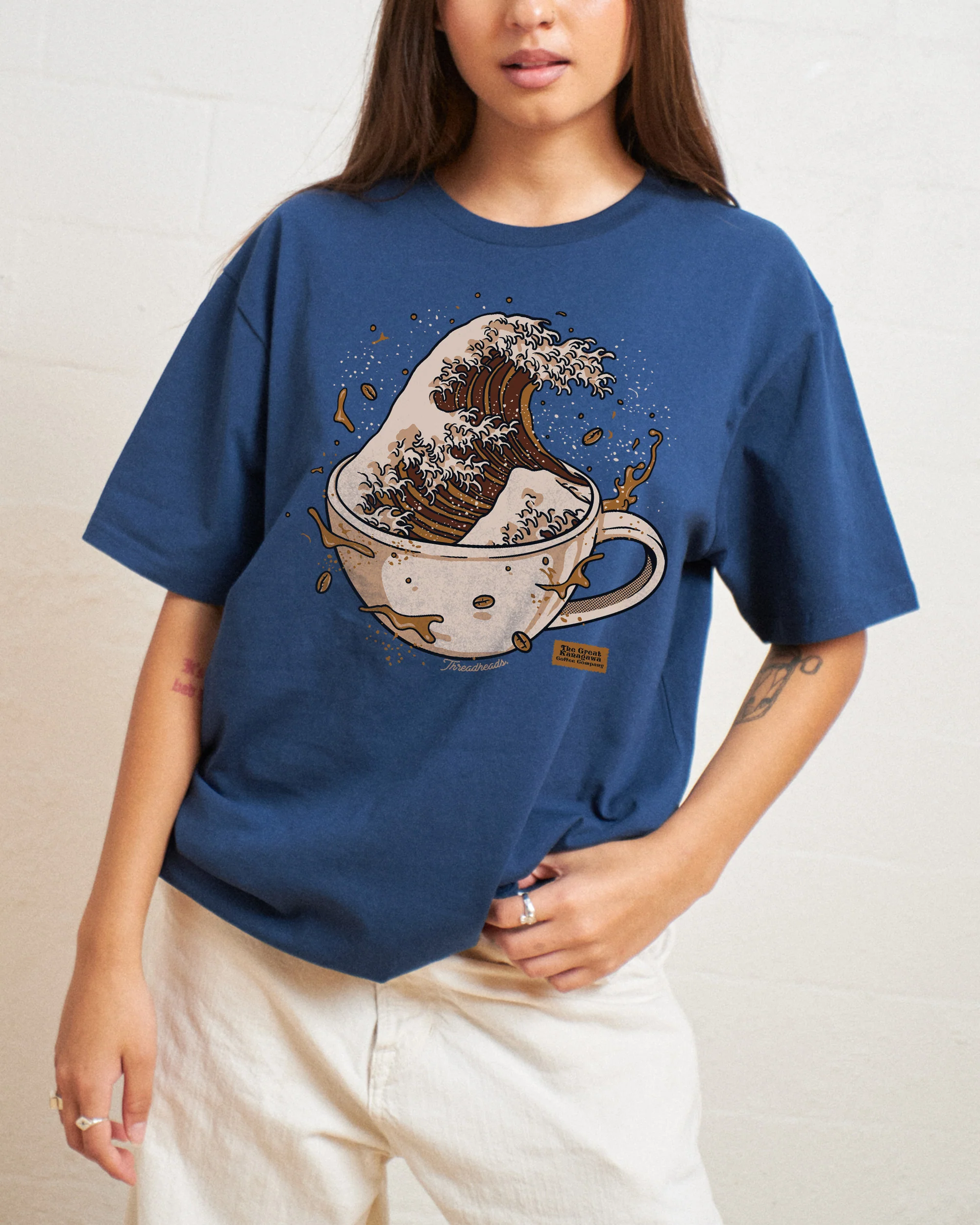 The Great Kanagawa Coffee Company T-Shirt - Image 4