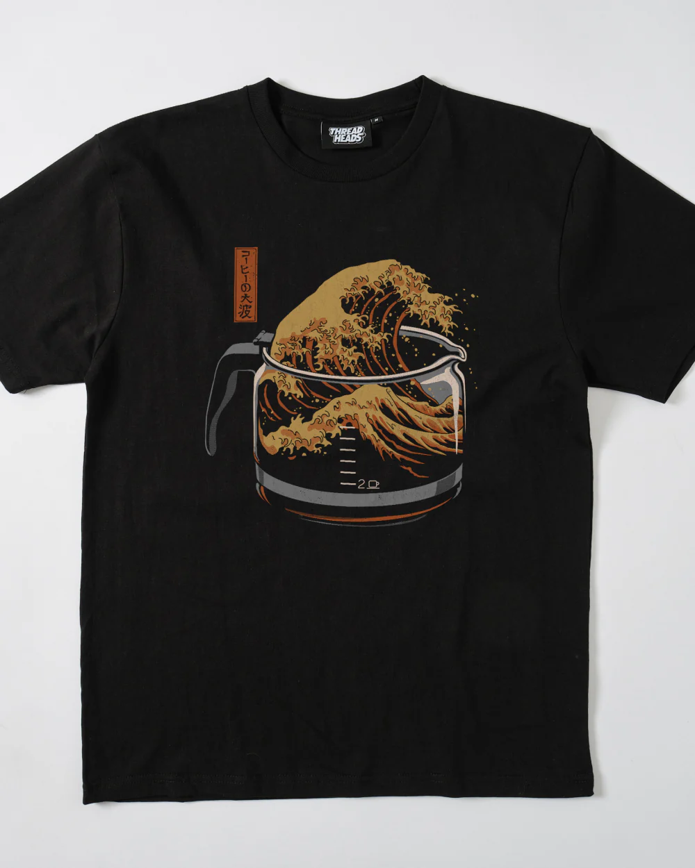 The Great Wave of Coffee T-Shirt - Image 4
