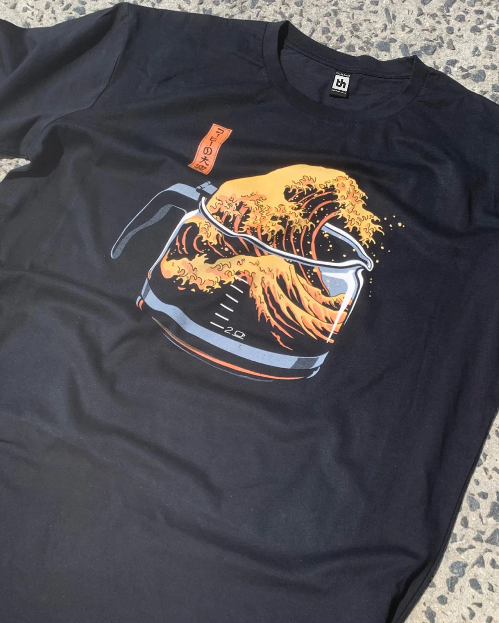 The Great Wave of Coffee T-Shirt - Image 5