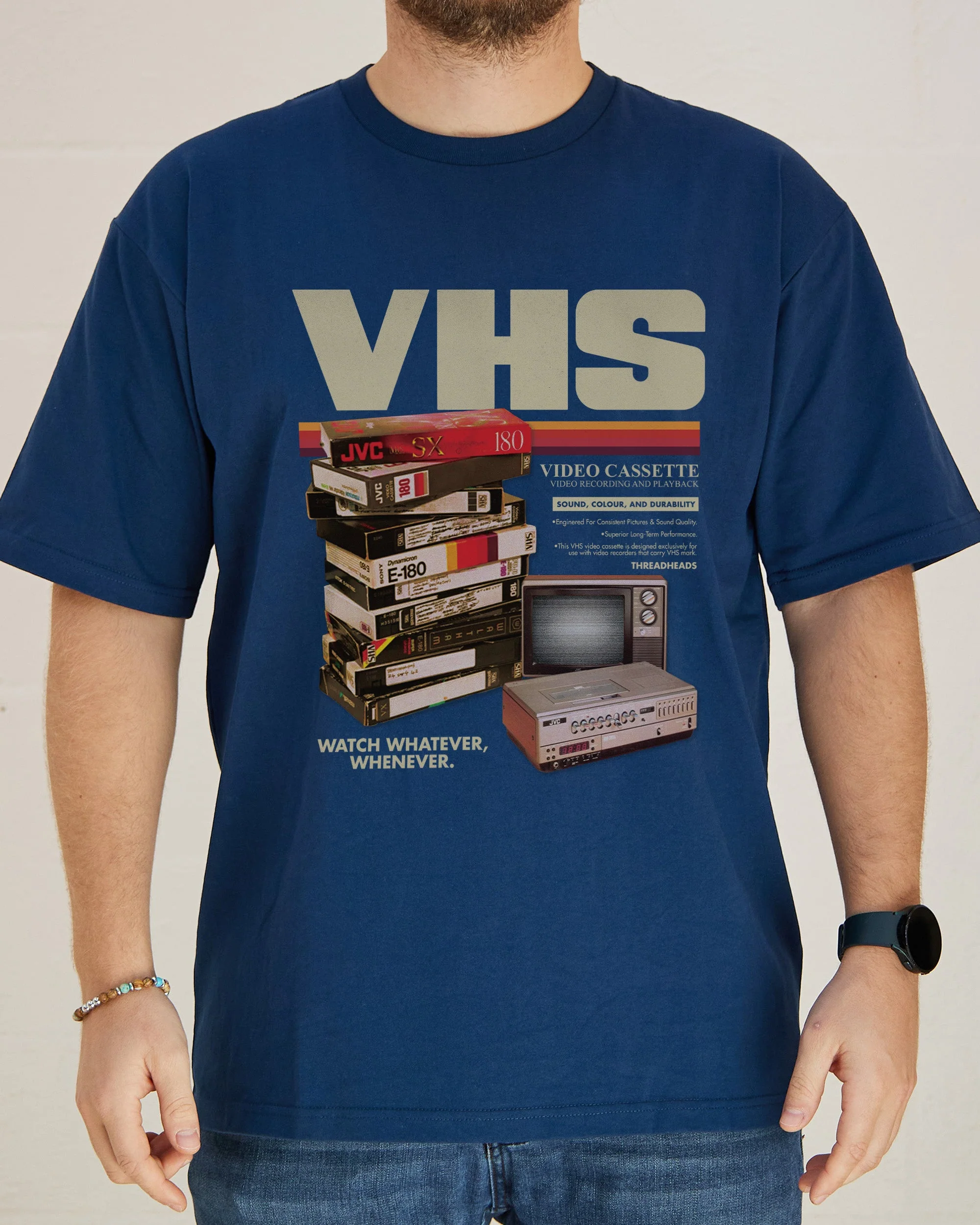 Vintage VHS Tapes T-Shirt - Image 10