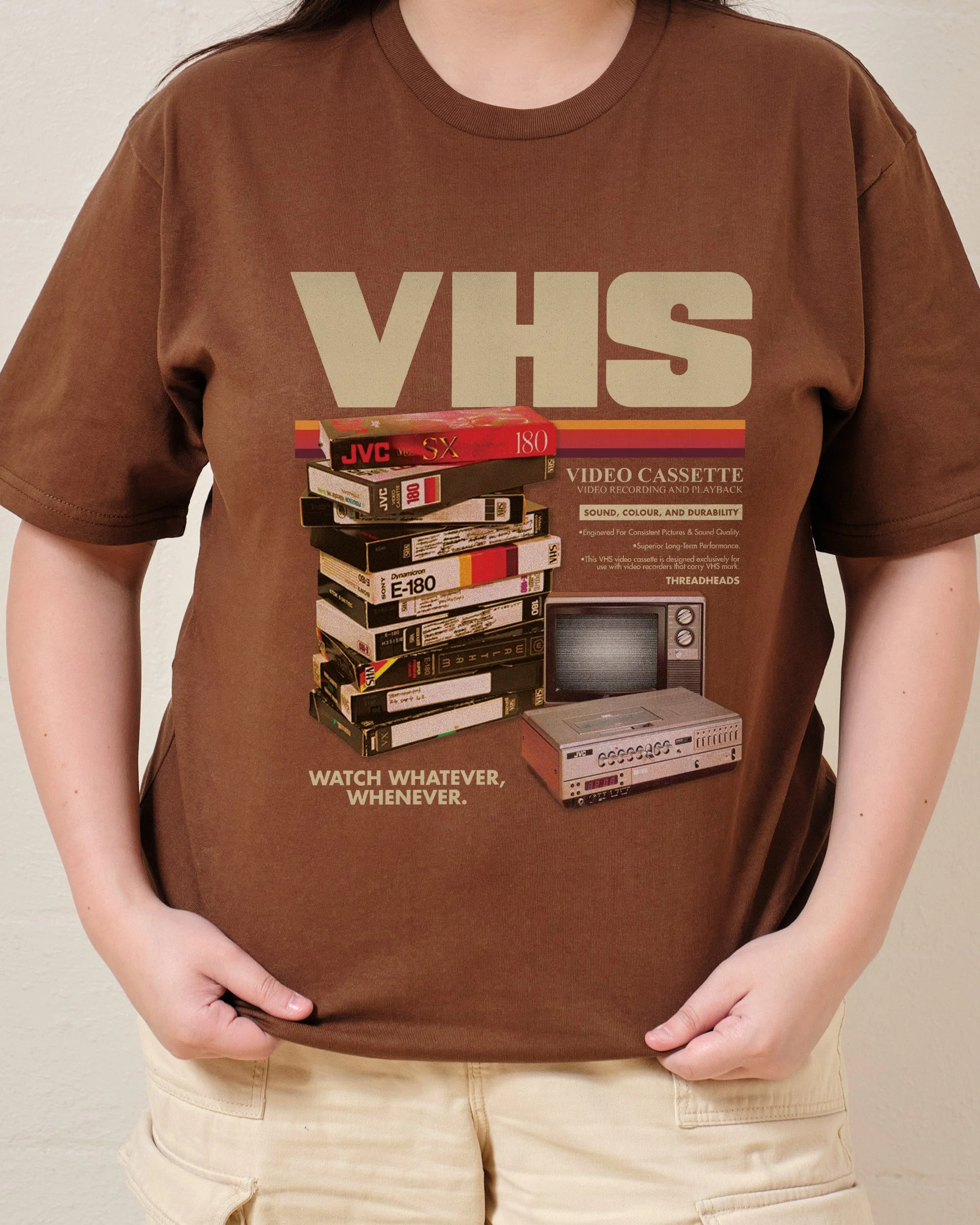 Vintage VHS Tapes T-Shirt - Image 11