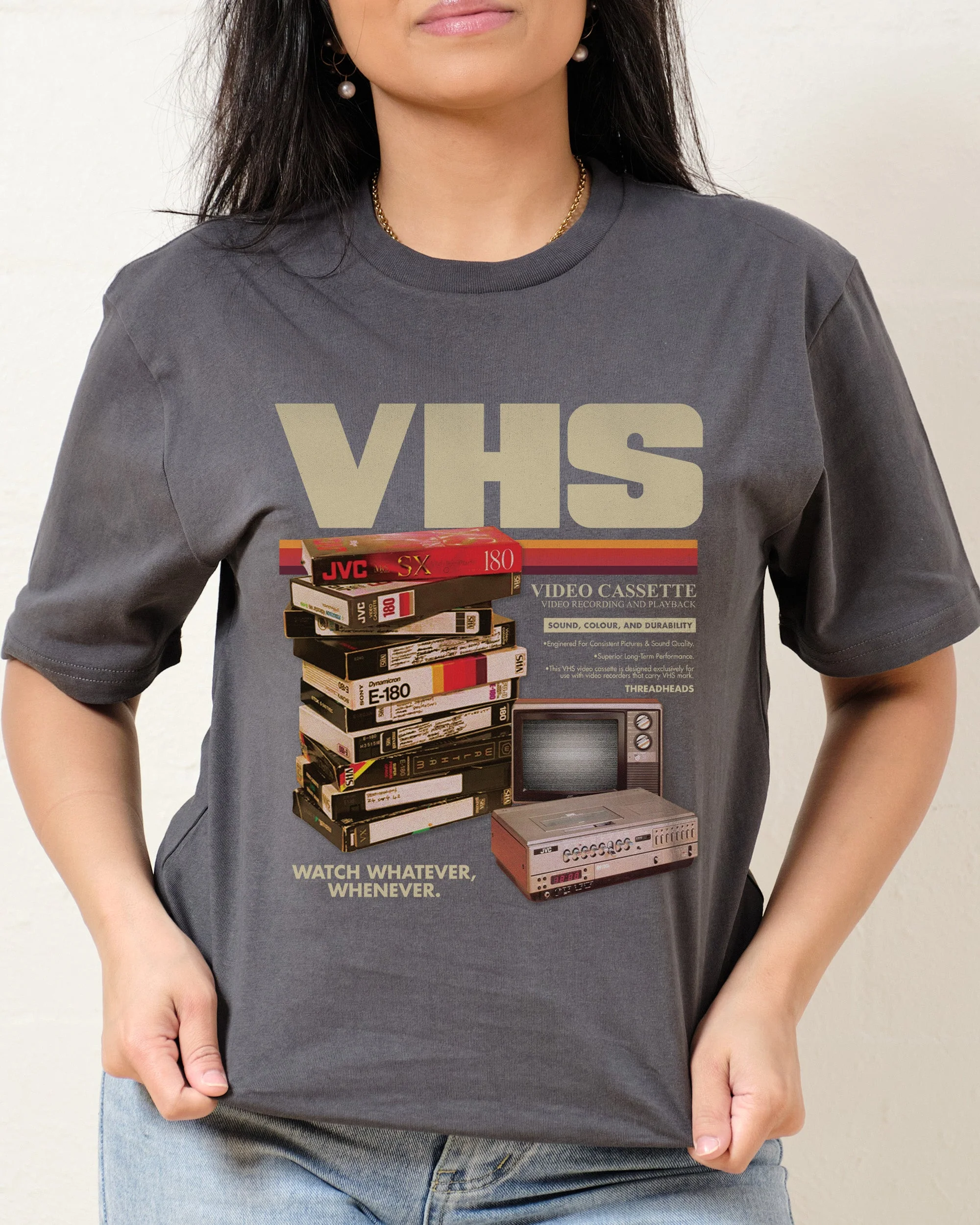 Vintage VHS Tapes T-Shirt - Image 12