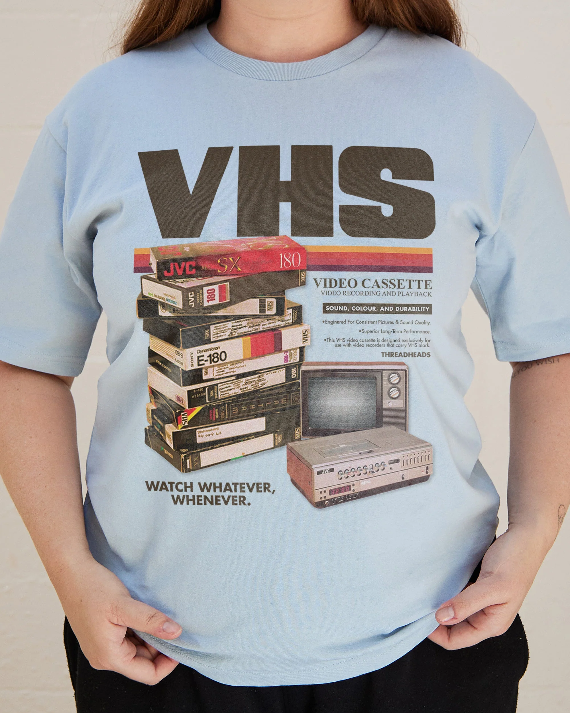 Vintage VHS Tapes T-Shirt - Image 9