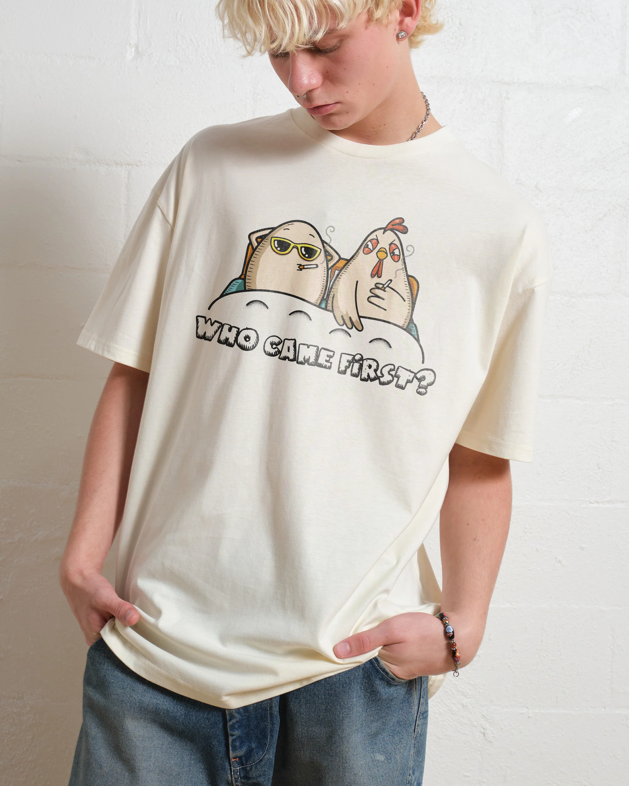 Who Came First T-Shirt - Image 3