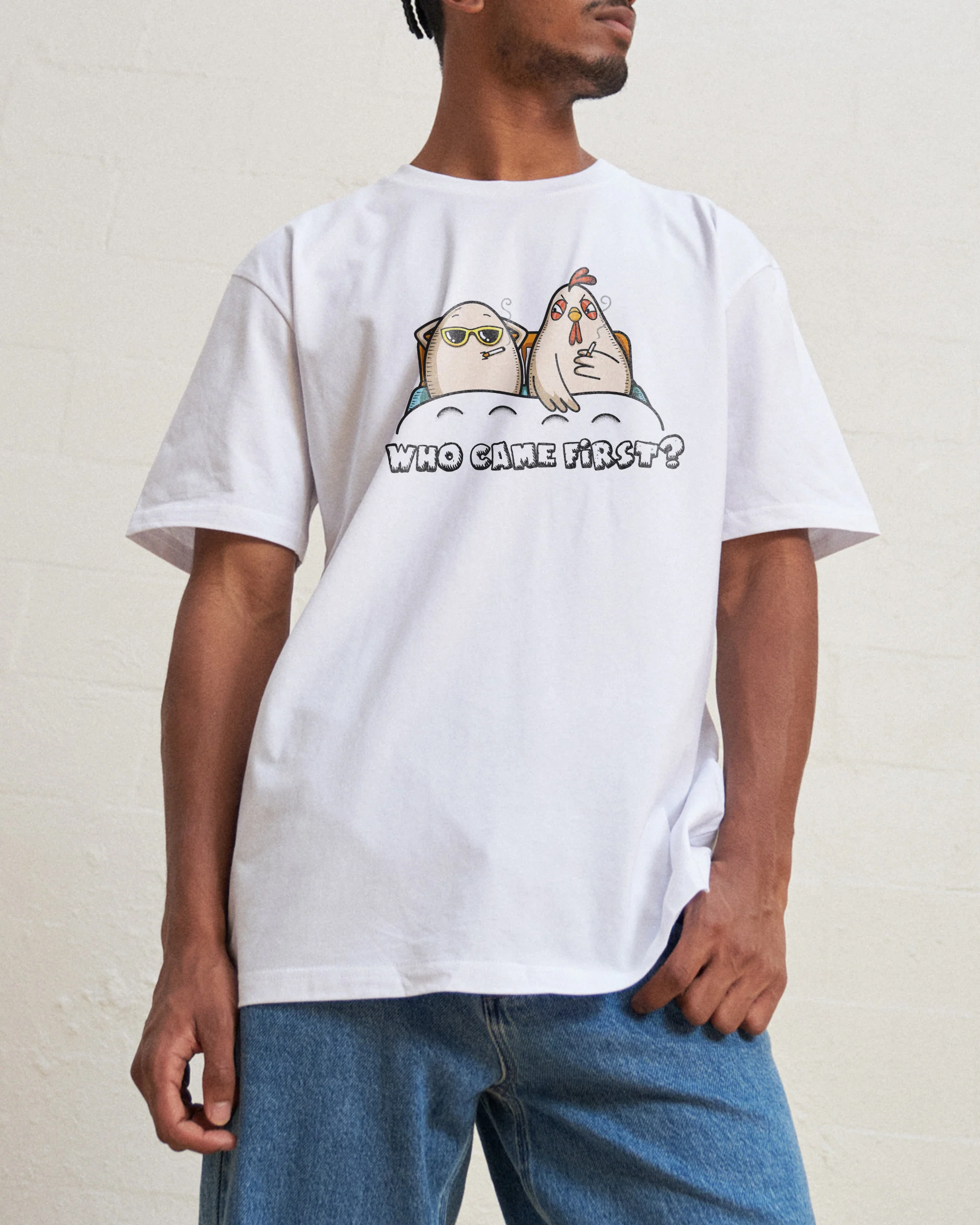 Who Came First T-Shirt - Image 4