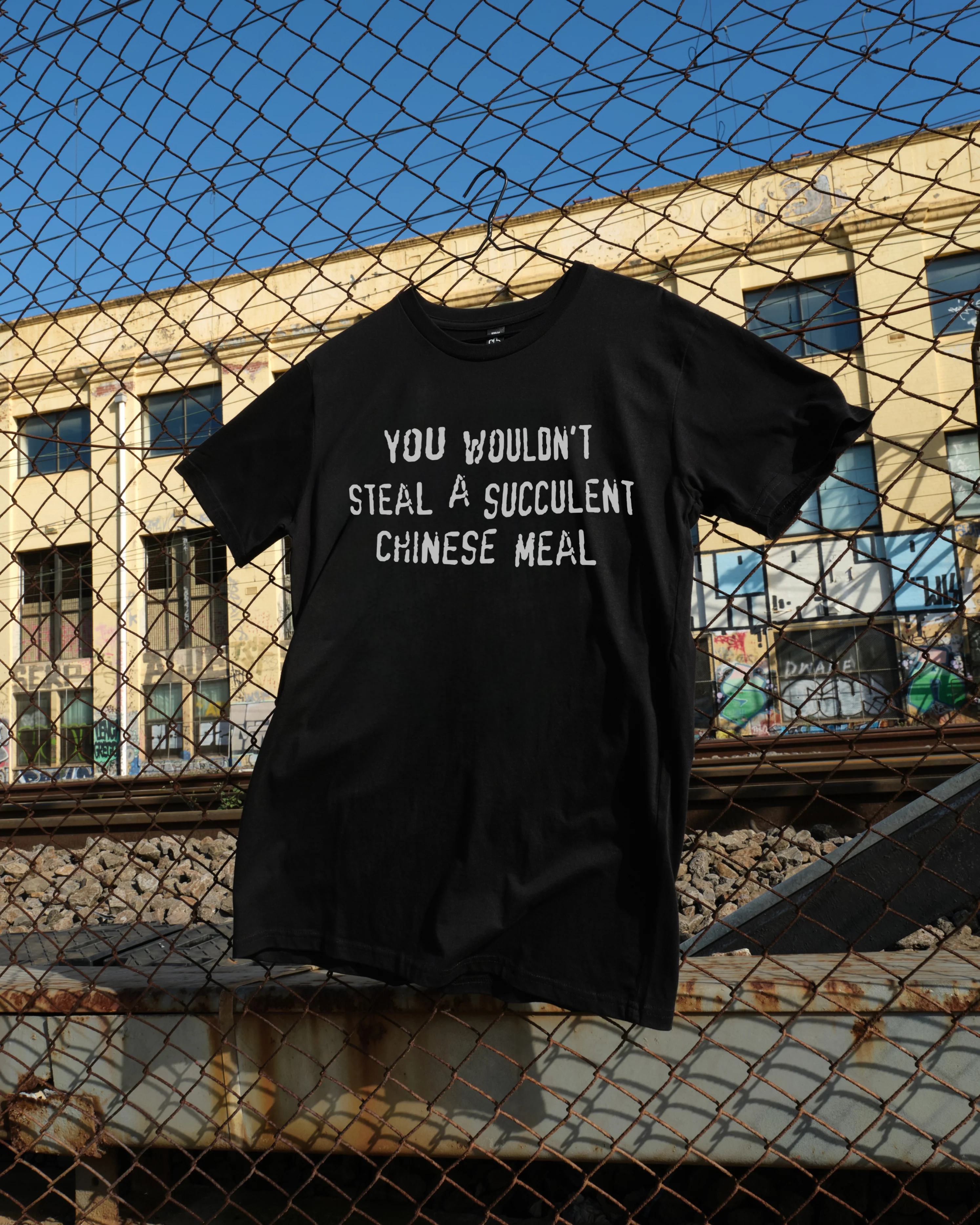 You Wouldn't Steal a Succulent Chinese Meal T-Shirt - Image 3
